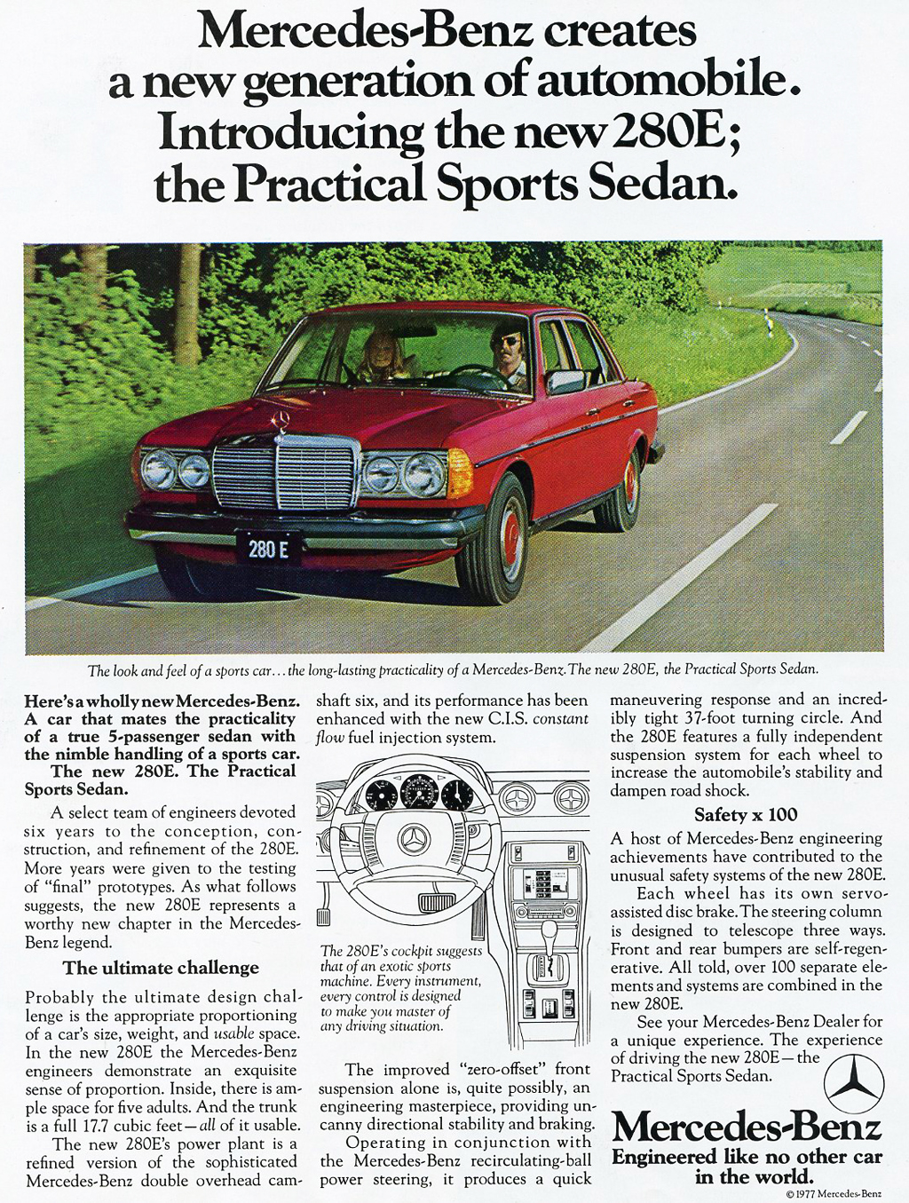 1977 Mercedes-Benz Advertising